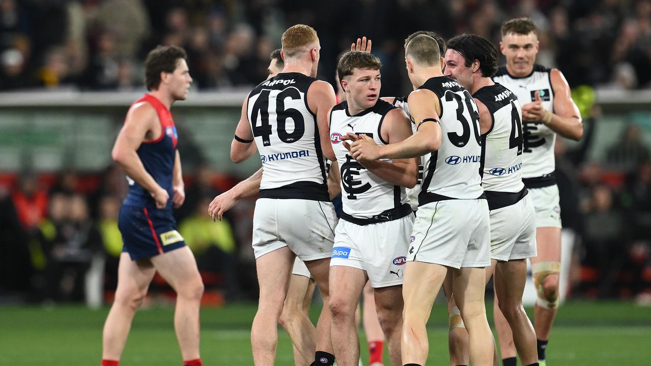 Ben Ainsworth had a great game for Carlton.