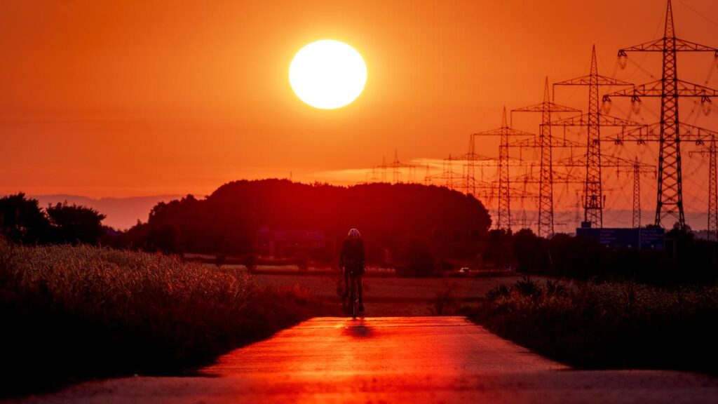 Western Europe has seen exceptionally prolonged heatwave conditions since late spring.
