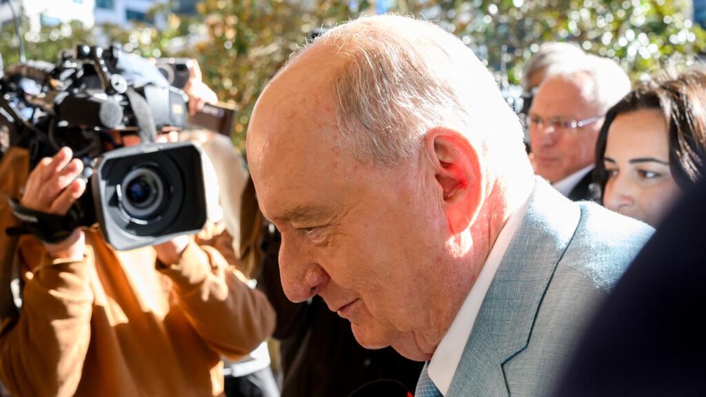Alan Jones has been labelled a grub by a man allegedly indecently assaulted by the radio king.
