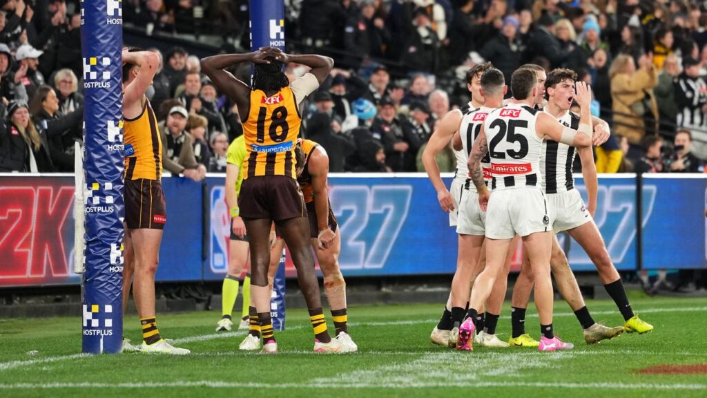 Hawthorn and Collingwood players were stunned after the sides played out a second draw this season.
