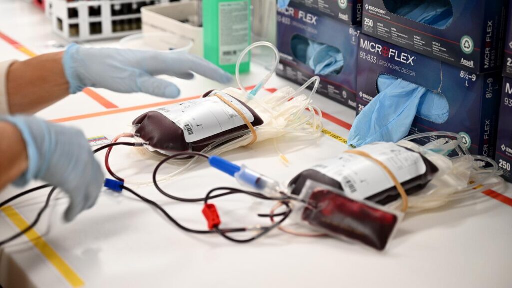 Aussies are being urged to roll up their sleeves and give blood as flu season creates shortages.
