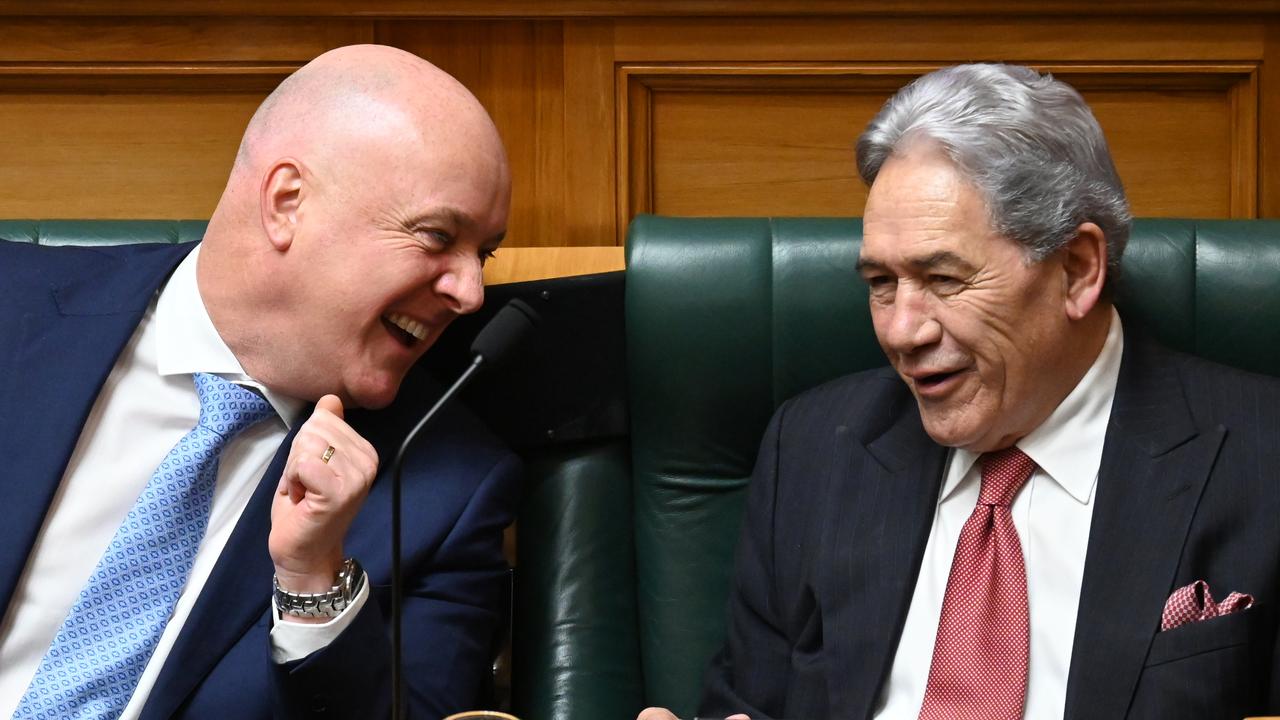 Chris Luxon and Winston Peters