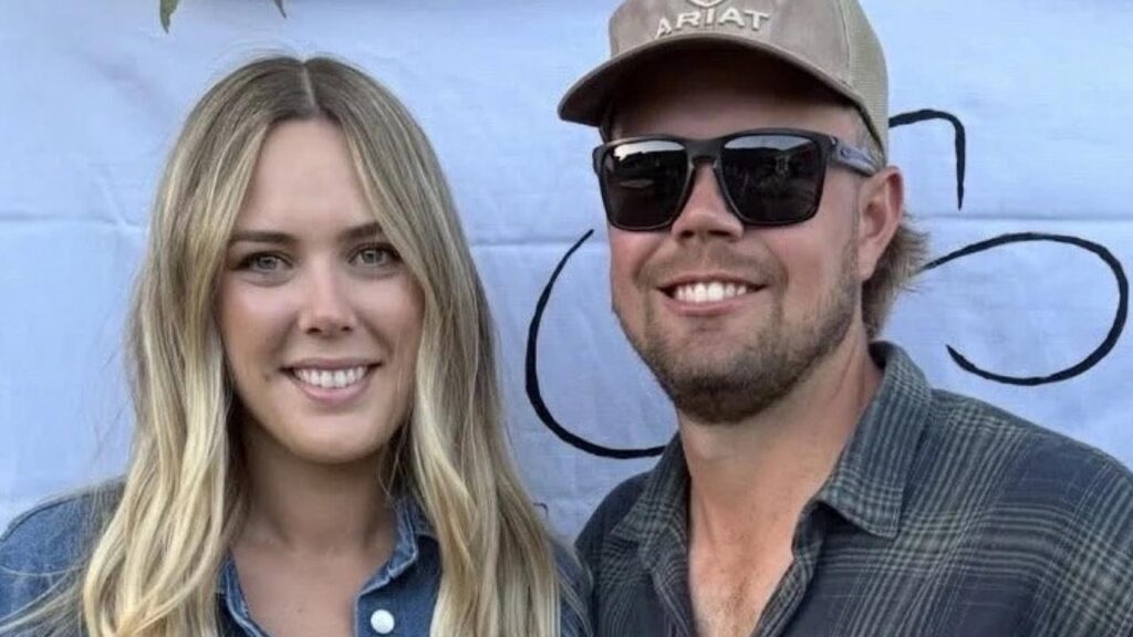 Savannah Paige, pictured with her partner Lachie, was killed in a car crash in north Queensland.
