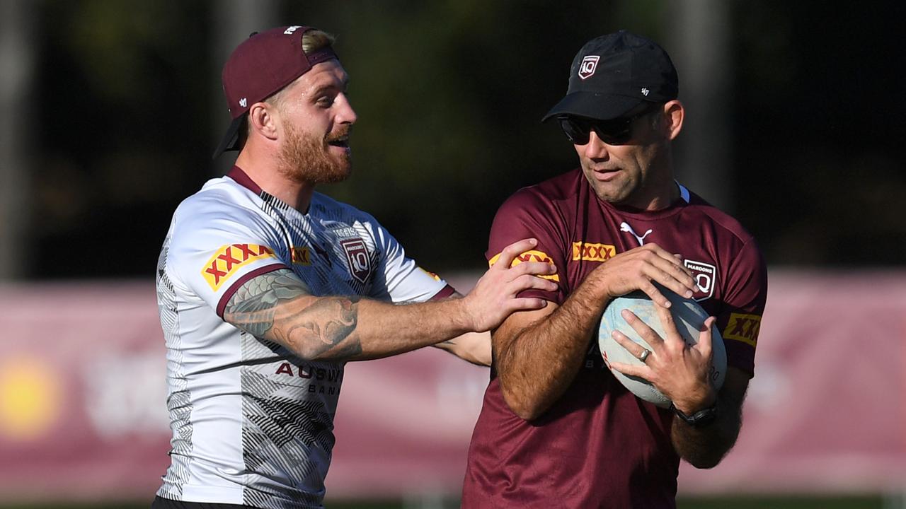 (L-R) Cameron Munster and Cameron Smith.