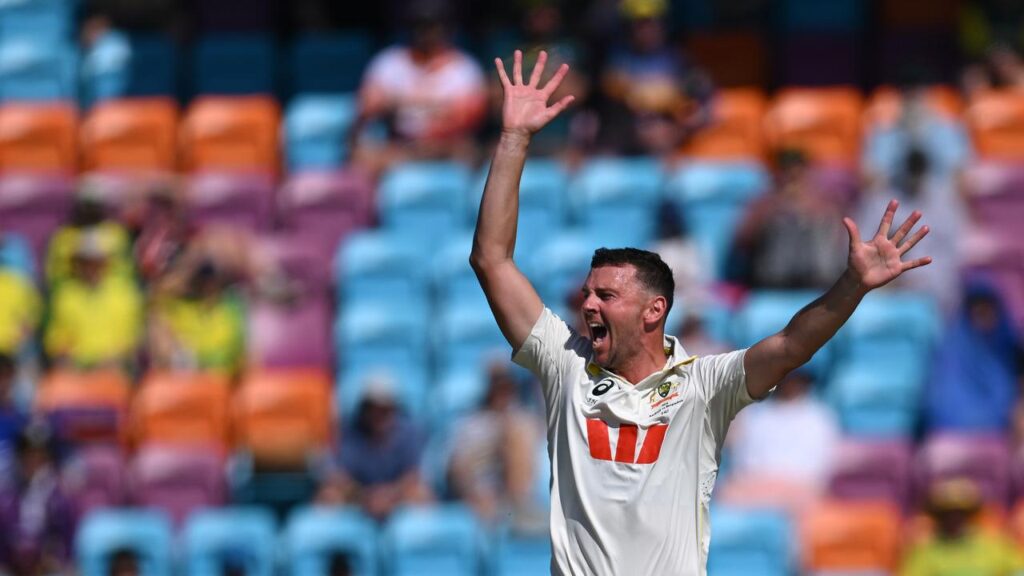 Josh Hazlewood was a rare shining light for Australia as Bangladesh took control of the first Test.
