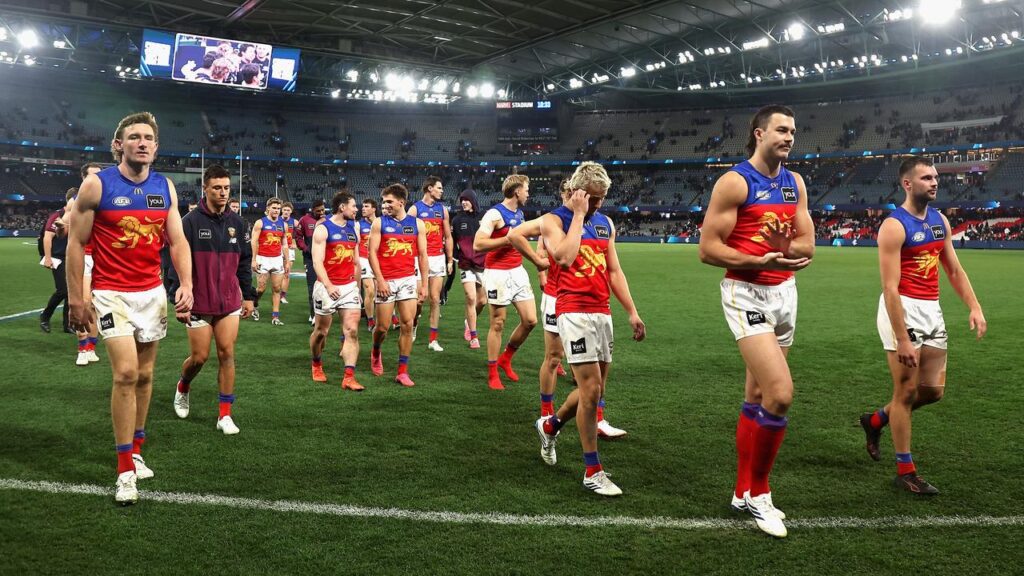 Brisbane’s horror loss to Carlton hasn’t dented their confidence about a third straight flag.
