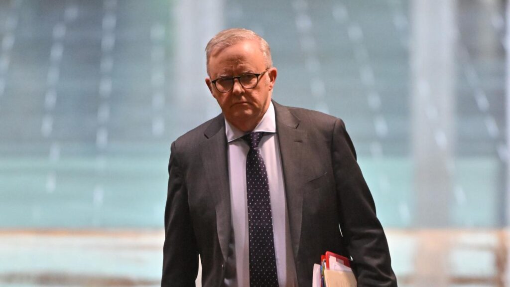 The latest Newspoll has primary support for Labor falling in a grim result for Anthony Albanese.
