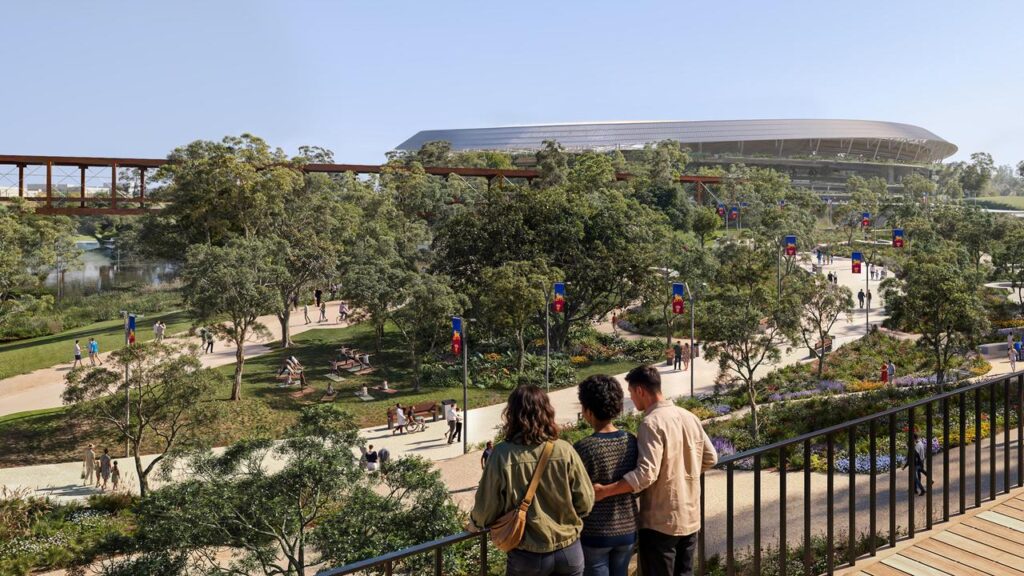 The Queensland government has revealed plans to reconfigure Victoria Park for the Olympic Games.
