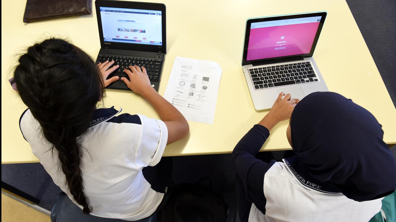 kids at laptops