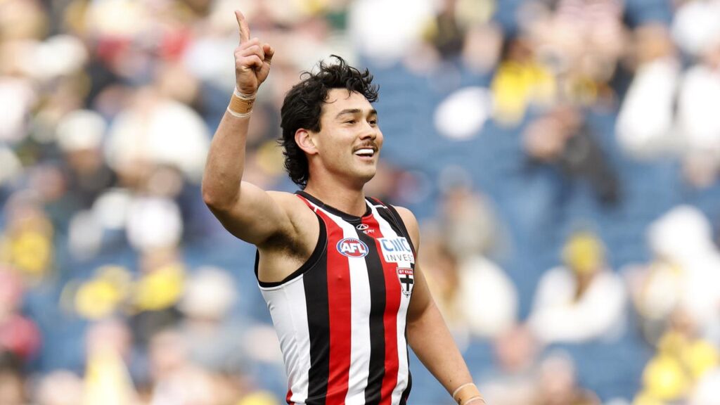 Mitch Owens kicked a career-best five goals in the Saints’ convincing win over Richmond.
