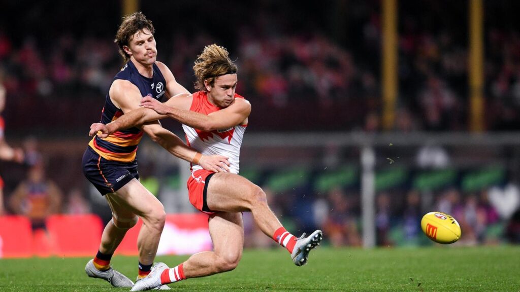 James Rowbottom is one of eight replacement Swans named in an extended squad for Sydney.
