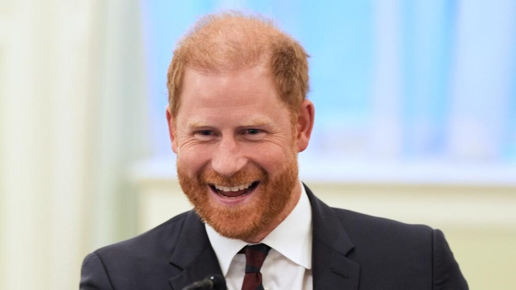 Prince Harry and his family reportedly arrived at Birmingham Airport on a private plane from the US.

