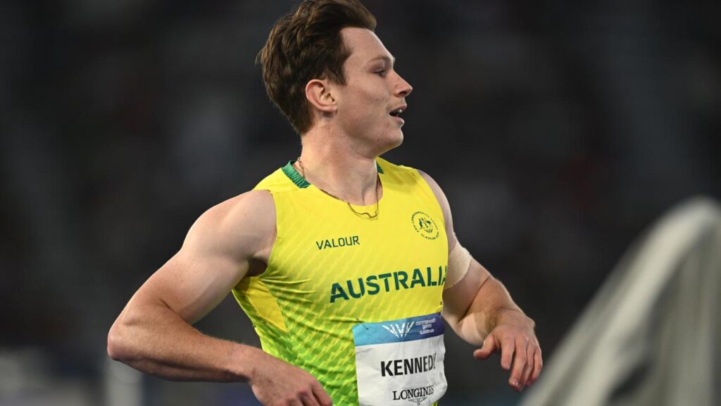 Lachlan Kennedy had led Australia home to 4x100m gold at the Glasgow Commonwealth Games.
