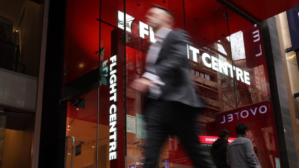 Flight Centre’s bottom-line net profit for 2025/26 spiked by 36.2 per cent to $149.1 million.
