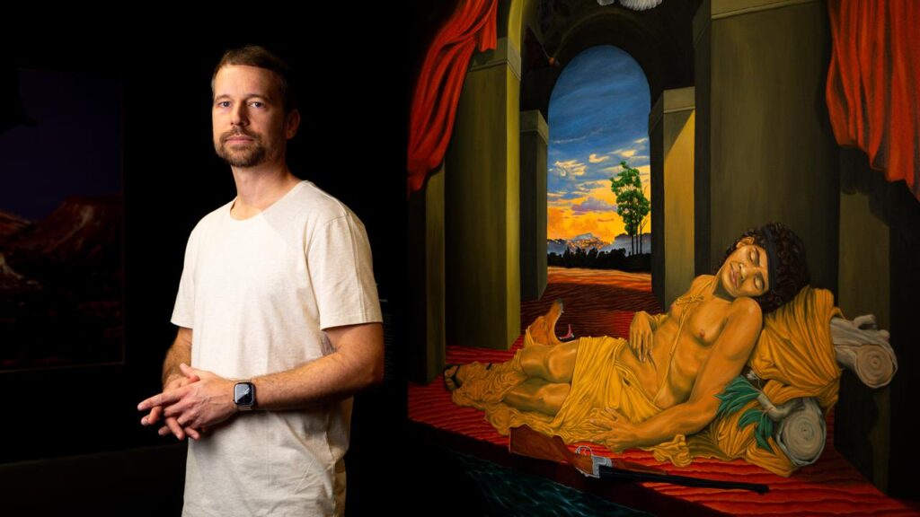 Ryan Presley says winning the award is a dream come true and allows him to keep making art.

