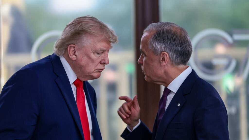 Canadian Prime Minister Mark Carney has struck back at Donald Trump with a raft of new tariffs.
