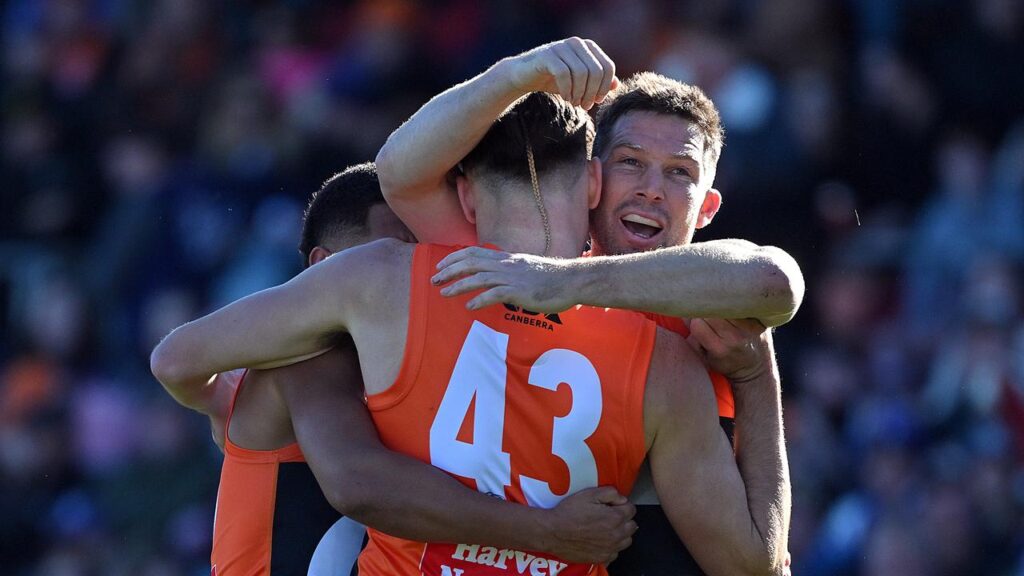 This weekend could be the Giants’ last chance to wrap their arms around Toby Greene at home.
