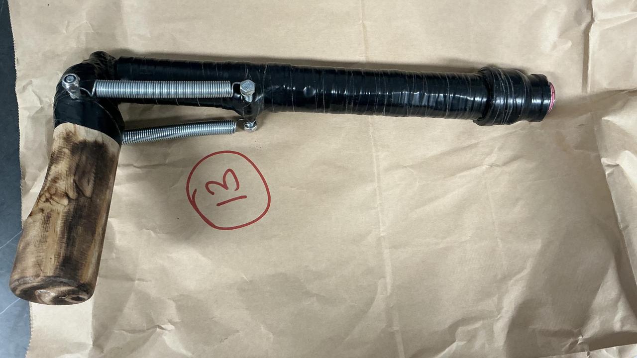 HOMEMADE GUN POLICE RAID