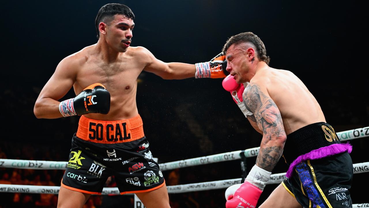 Callum Peters scored an eighth-round TKO victory over Blake Wells.