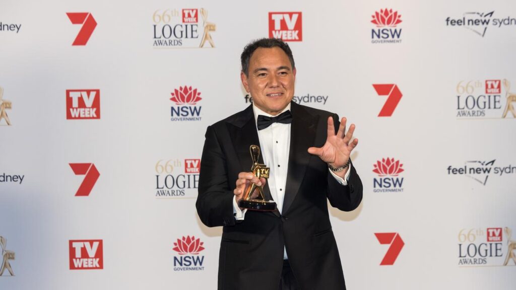 Sam Pang’s wit and charisma helped him land the coveted Gold Logie Award.
