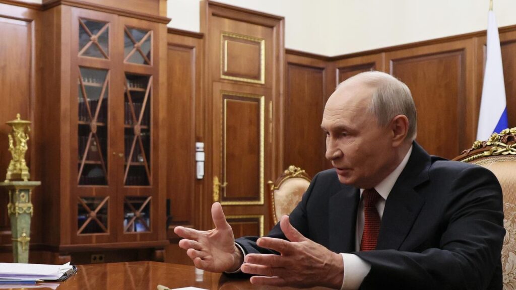 President Vladimir Putin says Russia is open to peace talks but based on “realities on the ground”.
