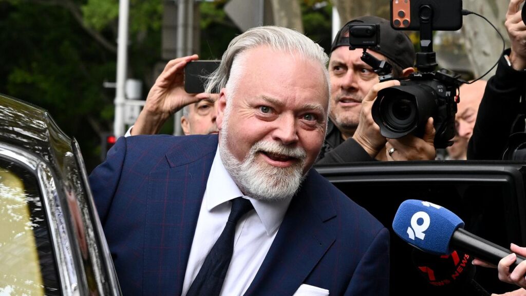 Kyle Sandilands and co-host Jackie O were let go by media group ARN after an on-air spat in March.
