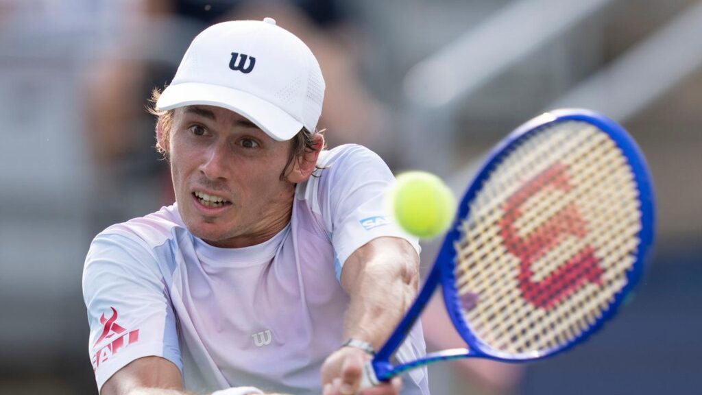 Alex de Minaur looks to have been given a kind draw in his first grand slam as a married man.
