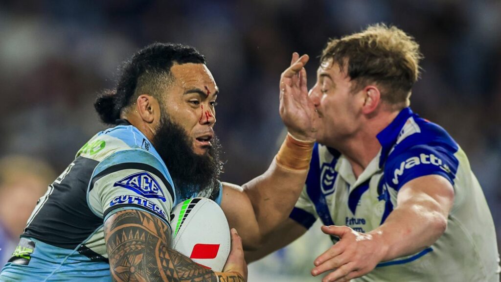 It’s been a tough road for Cronulla’s Siosifa Talakai, who plays his 150th NRL match this weekend.
