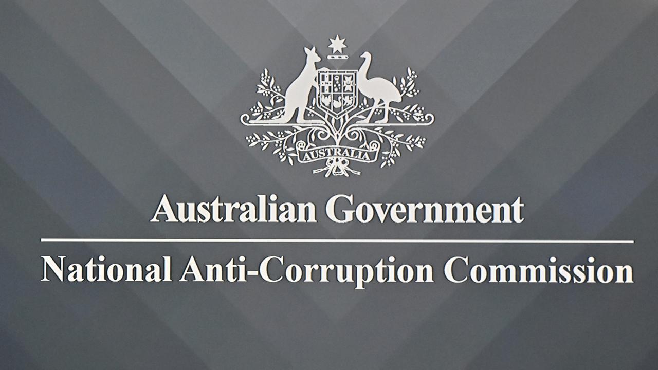 The logo of the National Anti-Corruption Commission