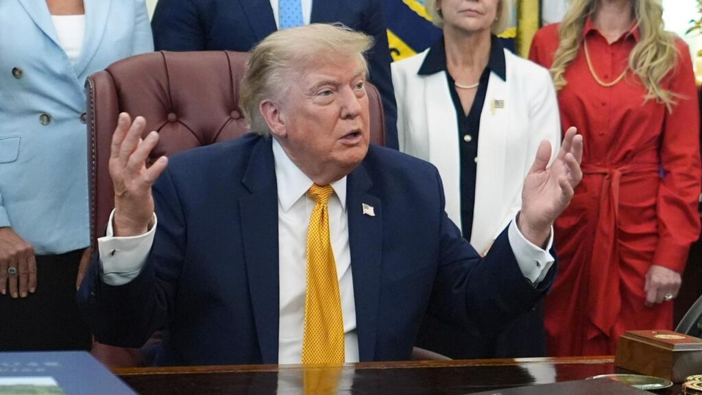 “This is a last chance for them to sign a good document,” US President Donald Trump says of Iran.
