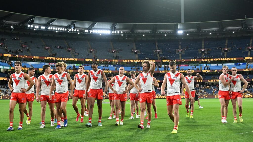 Sydney’s only previous game on the MCG this season resulted in a loss to Hawthorn. 
