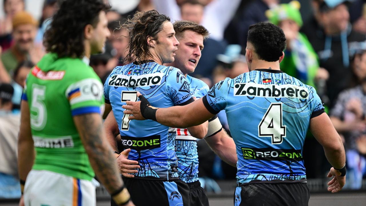 Teig Wilton scored a first-half try for the Sharks