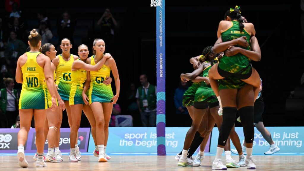 The semi-final between Australia and Jamaica produced one of the most iconic moments of the Games.
