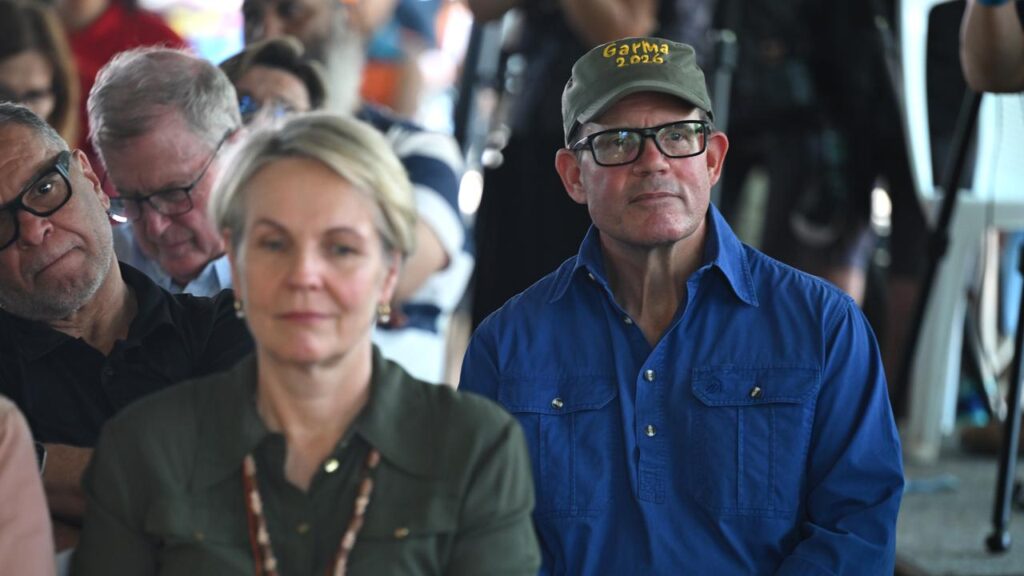 Labor member for Solomon Luke Gosling was among the guests at the Garma Festival on Saturday.
