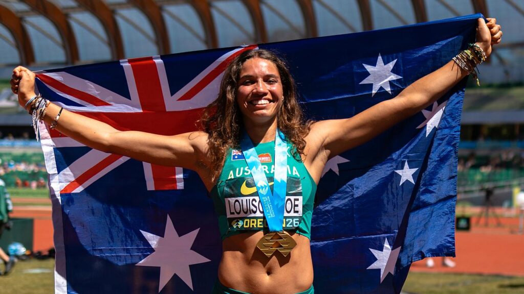 Australia’s Izobelle Louison-Roe jumped her way to gold at the world athletics U20 championships.
