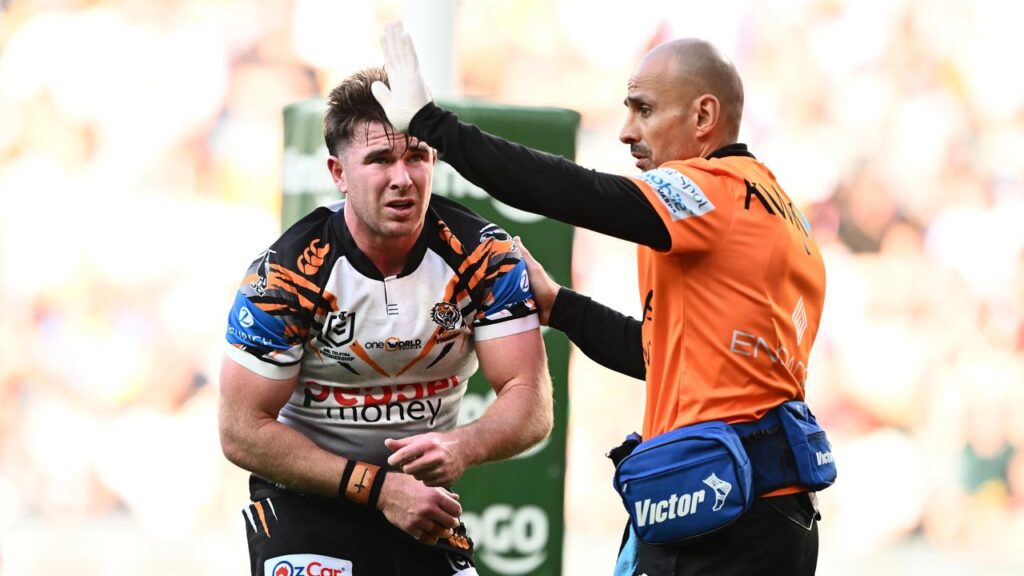 Jock Madden has played 12 games for Wests Tigers in a disrupted and disappointing season.
