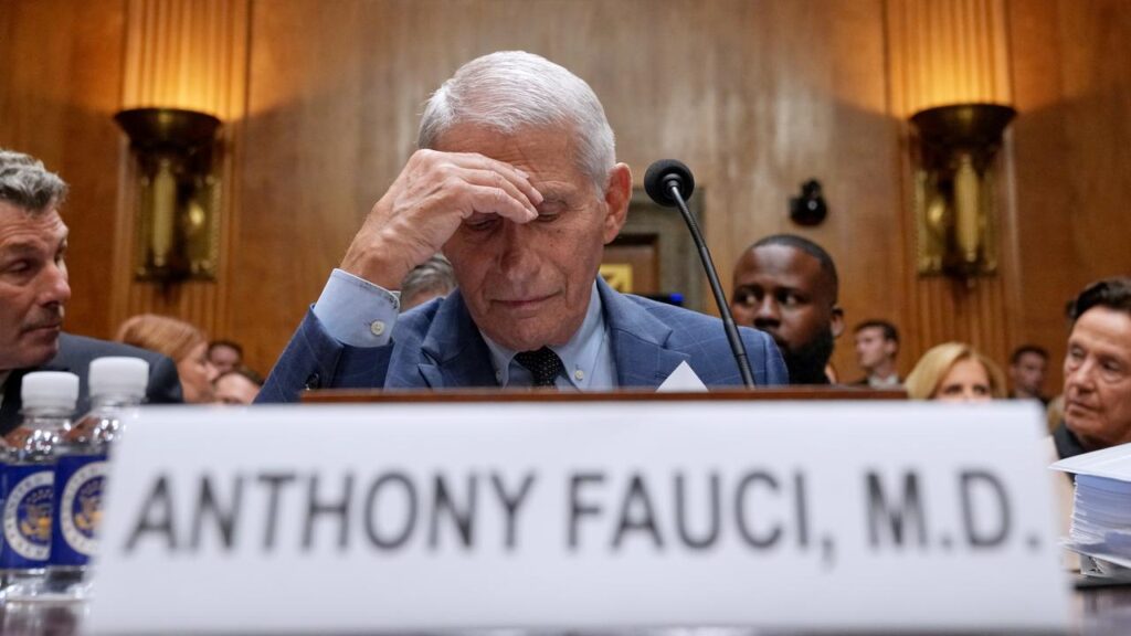 Dr Anthony Fauci invoked his right to ‌remain silent more than 100 times in a Washington DC hearing.

