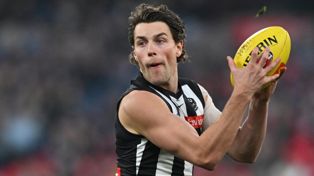 Collingwood’s Pat Lipinski faces a stint on the sidelines because of a calf injury.
