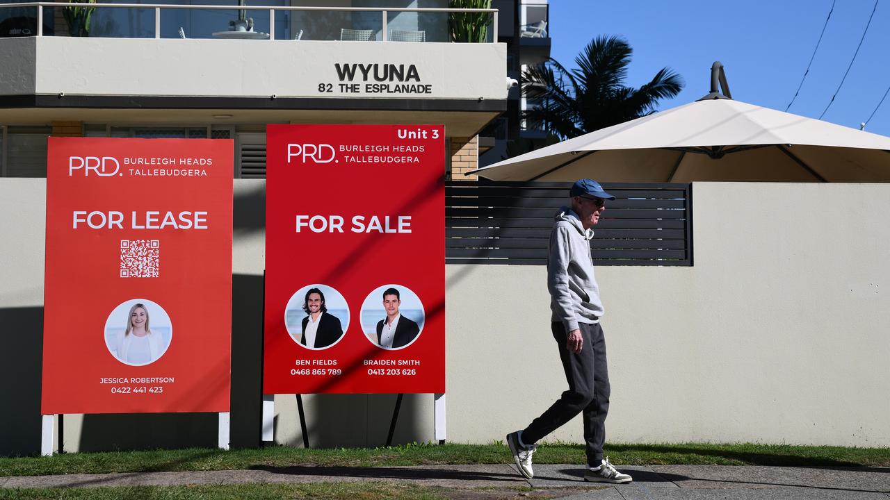 Apartments for sale sign
