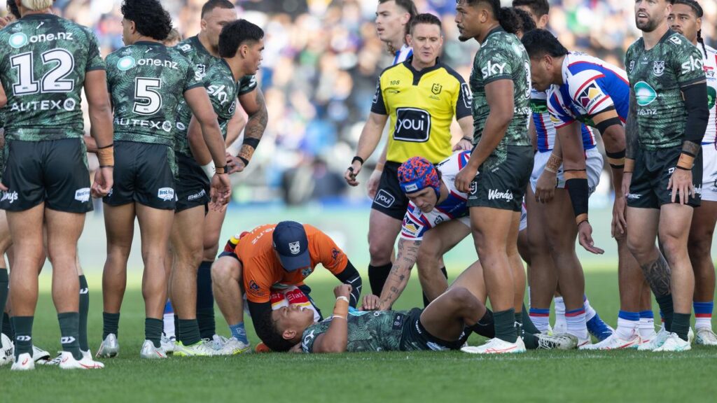 Jacob Saifiti has been handed a four-game suspension for a high tackle on Luke Laulilii.
