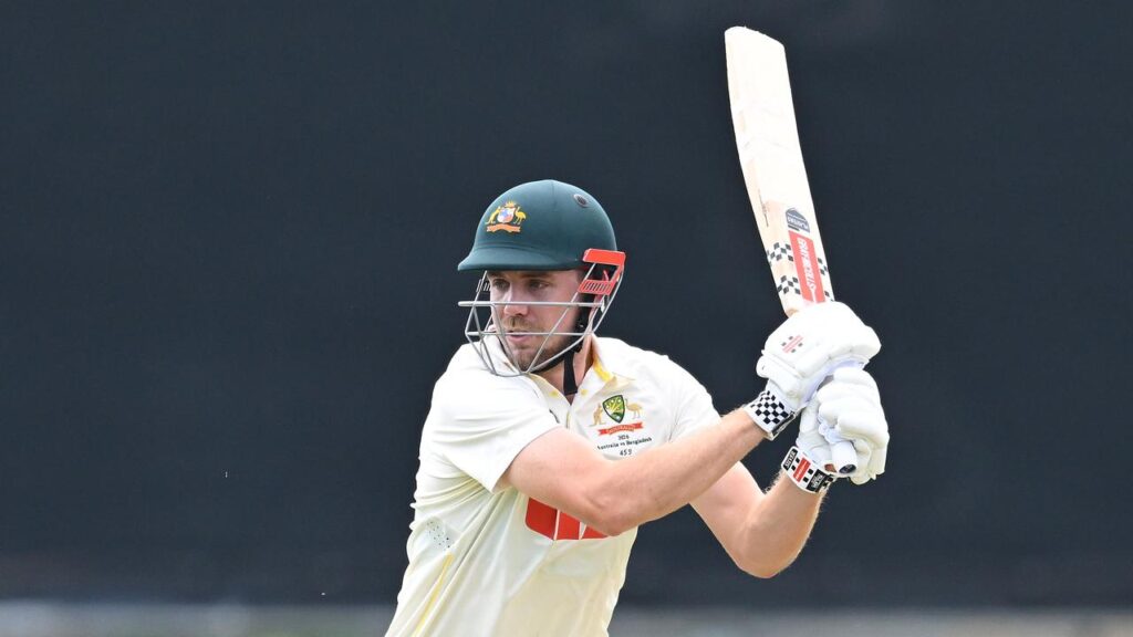 Cameron Green ensured Australia took a strong first-innings lead in the second Test in Mackay.
