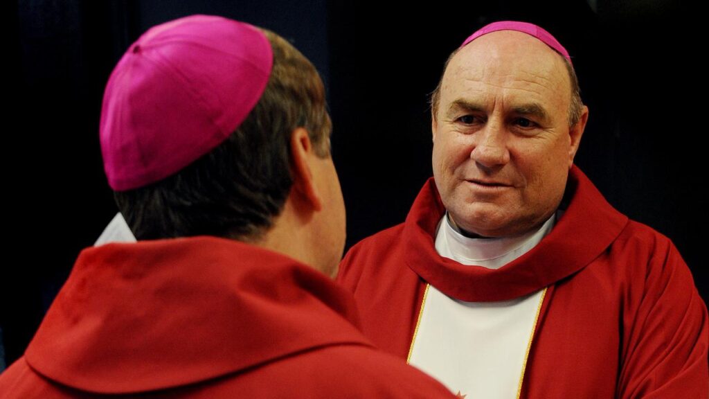 Retired bishop Christopher Saunders has been found guilty of abusing two young Indigenous men.
