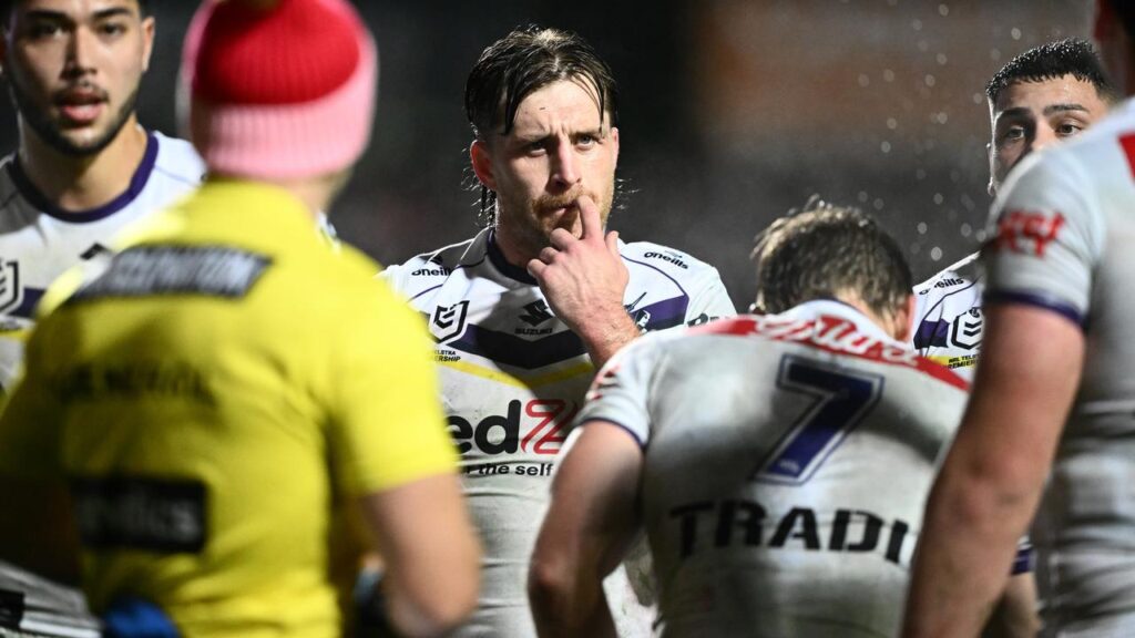Cameron Munster will be forced to watch at least Melbourne’s next game from the sidelines.
