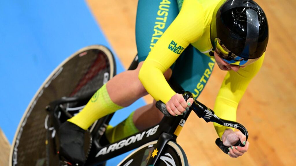 Georgia Baker remains tied as Australia’s most prolific Commonwealth Games cycling gold medallist.
