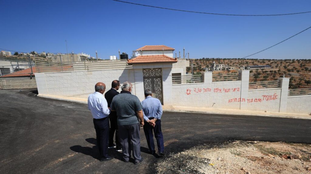 Taybeh is ​a Christian village remaining in the West Bank and has faced some settler attacks.
