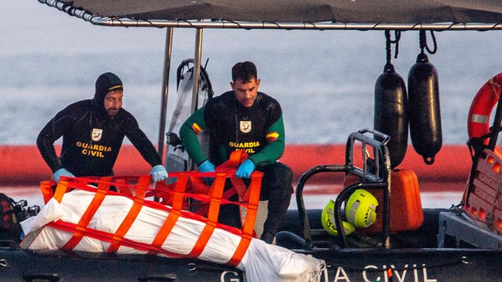 Authorities are still recovering bodies from the water in the Spanish enclave of Ceuta.
