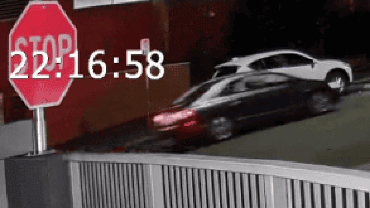 A potential witness last seen driving a blue sedan