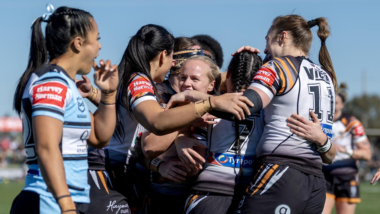 Wests Tigers celebrate