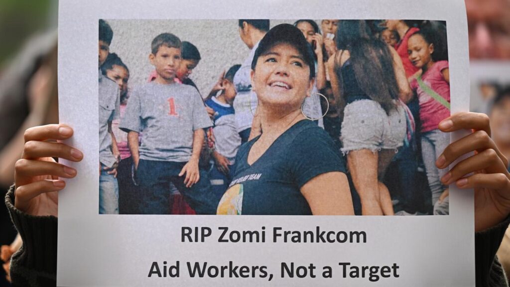 Australian woman Zomi Frankcom was one of seven aid workers killed by an Israeli air strike in 2024.
