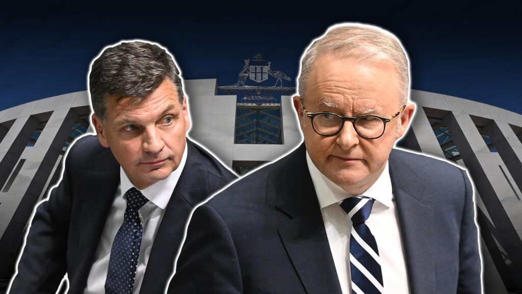 Anthony Albanese (right) has held talks with Angus Taylor to pass several key legislative reforms.
